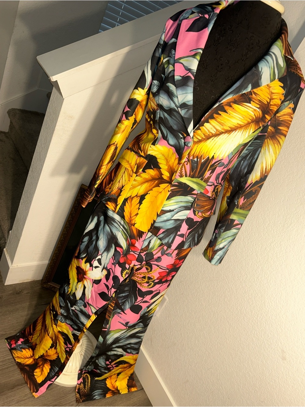Nova Luxe Tropical Print Pant Suit